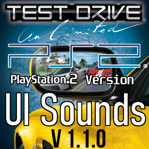 Test Drive Unlimited PS2 UI Sounds