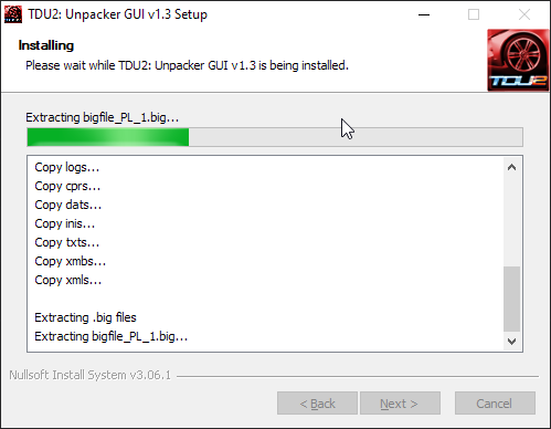 TDU2 Unpacker GUI