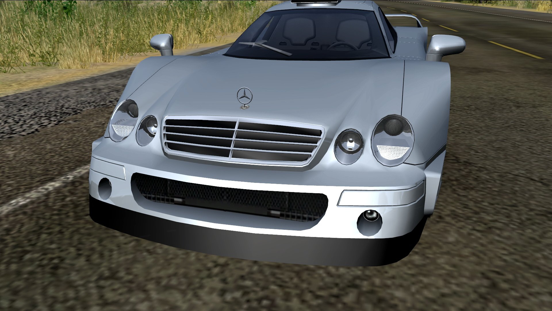 TDU1 Mercedes-Benz CLK GTR improved textures