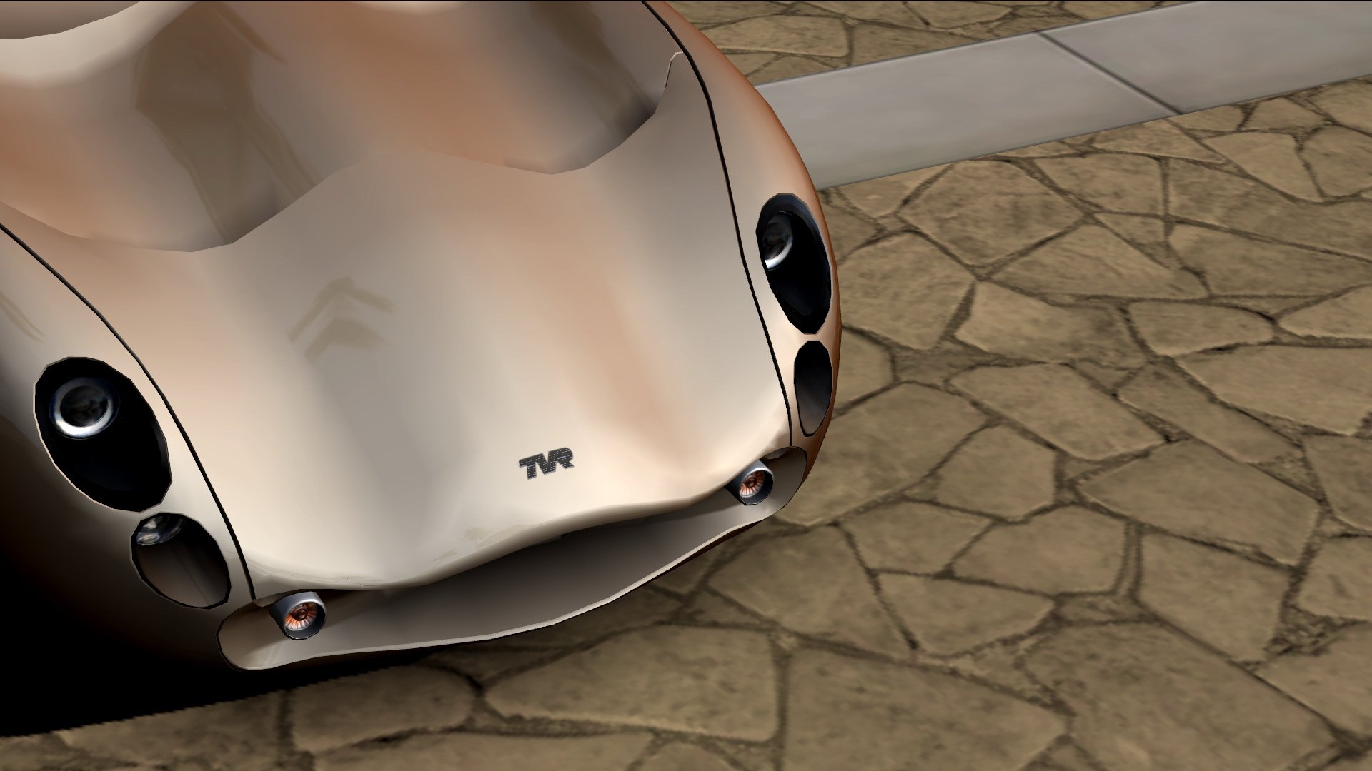 TDU1 TVR Tuscan S improved textures (and wheel gap fix)
